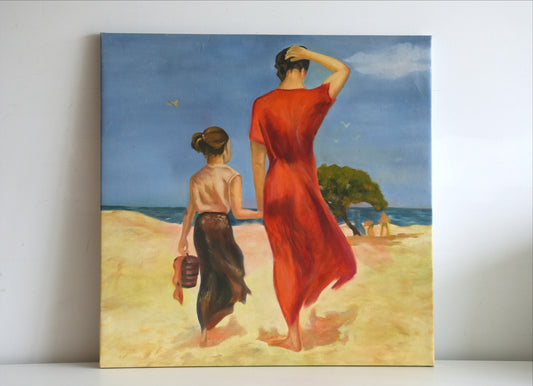 TOWARD THE SEA by Mahsa Gee, standing on a shelf against a white wall