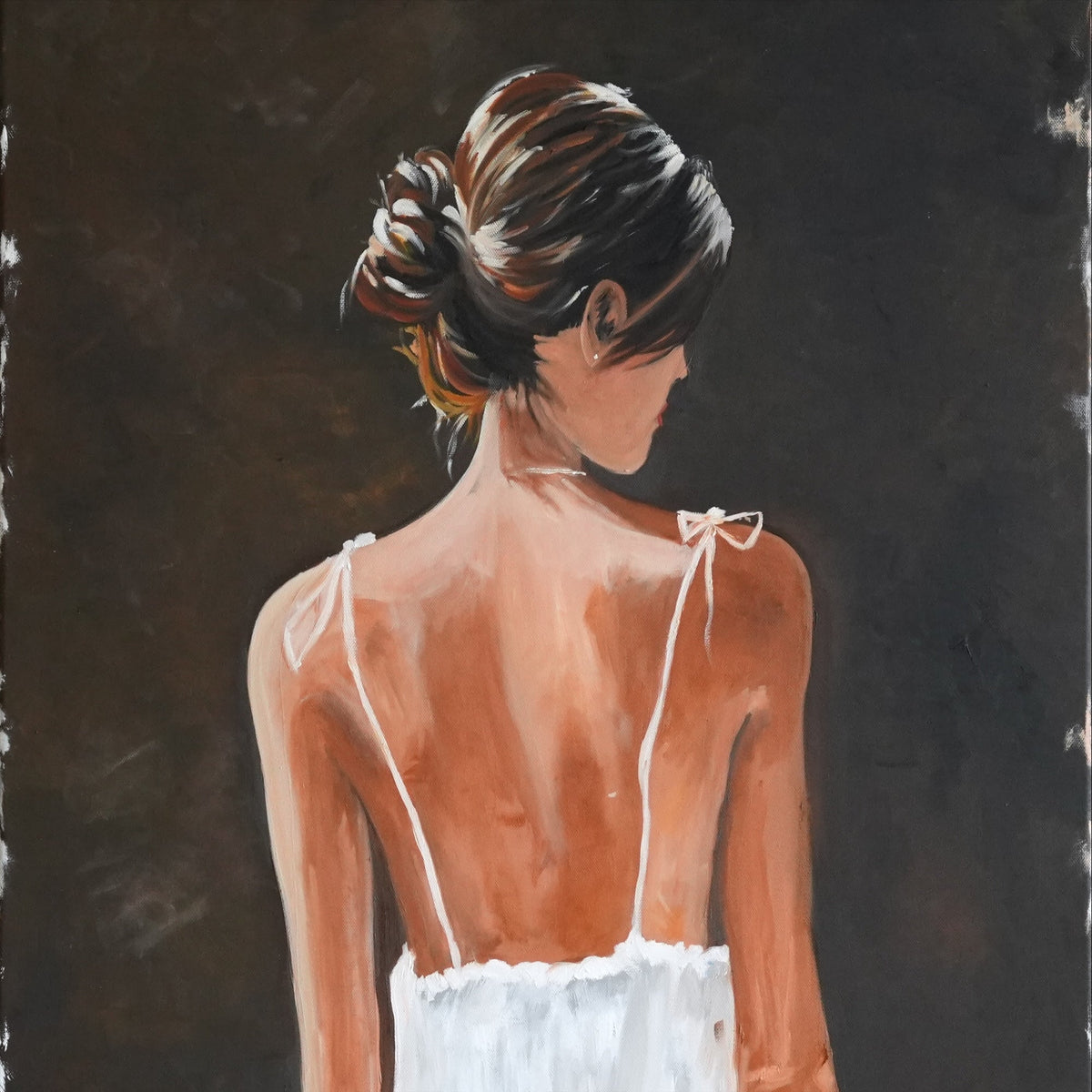 SHE II, oil painting by Mahsa Gee