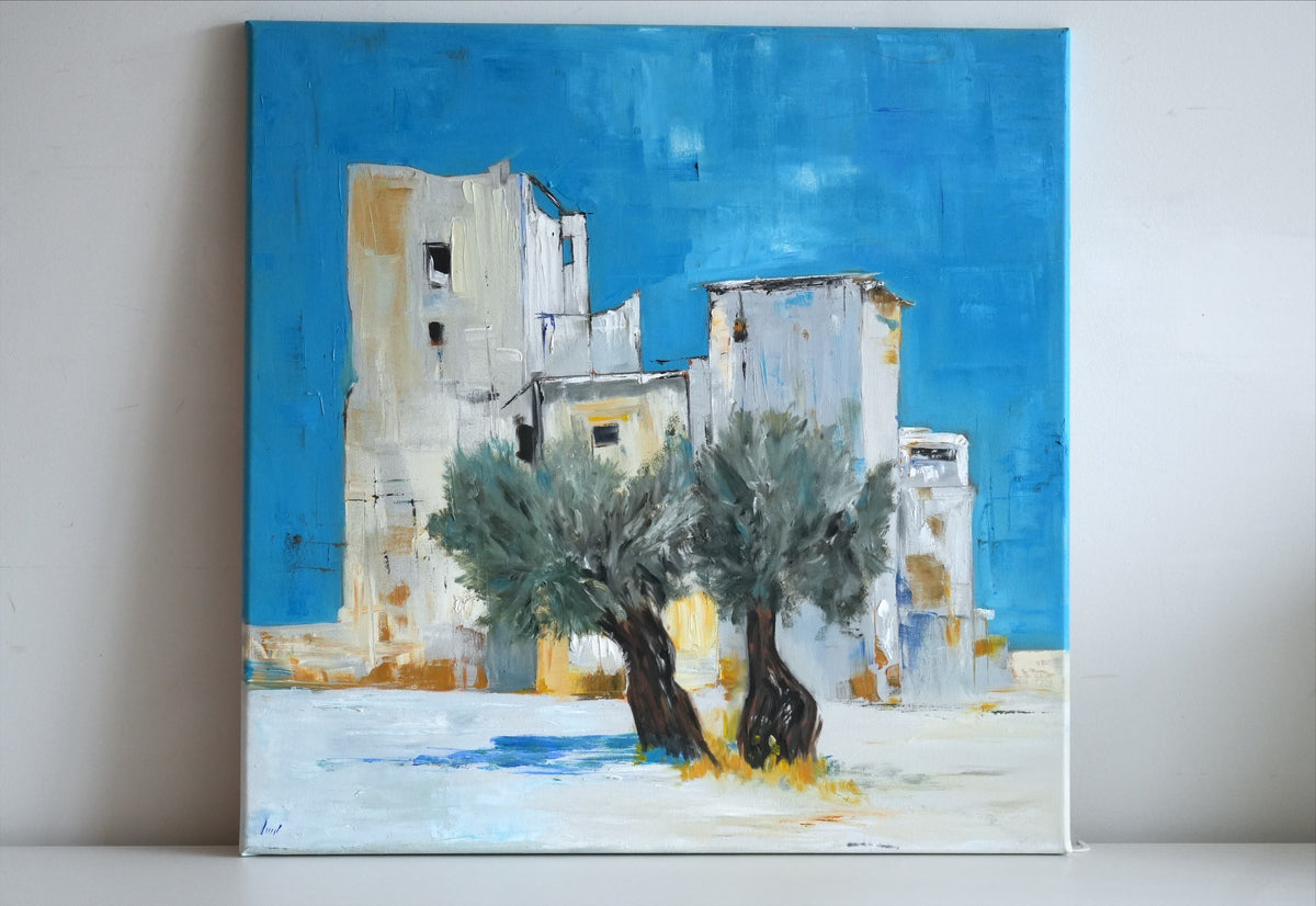 KASHAN by Mahsa Gee, standing on a shelf against a white wall