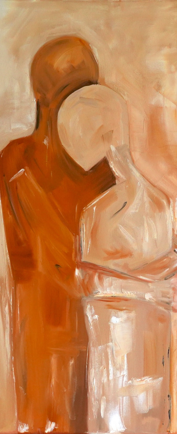 Close-up of BETWEEN US II by Mahsa Gee