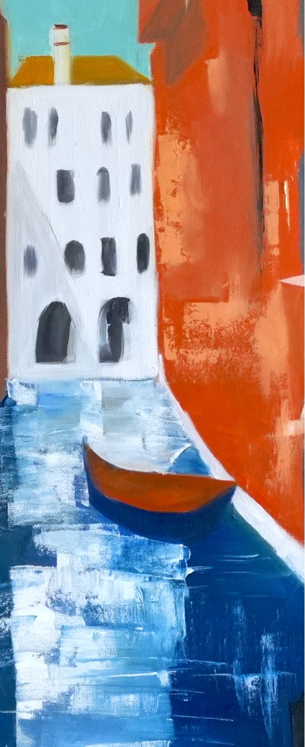 Close-up of SILENT IN WATER by Mahsa Gee
